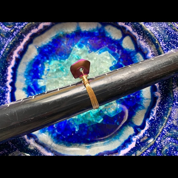 Purple Hematite Ring - Picture 2 of 5